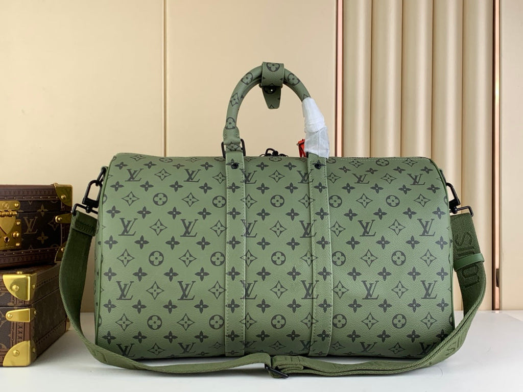 Louis Vuitton Keepall Bandouliere 45 Bag M23962 Khaki Green