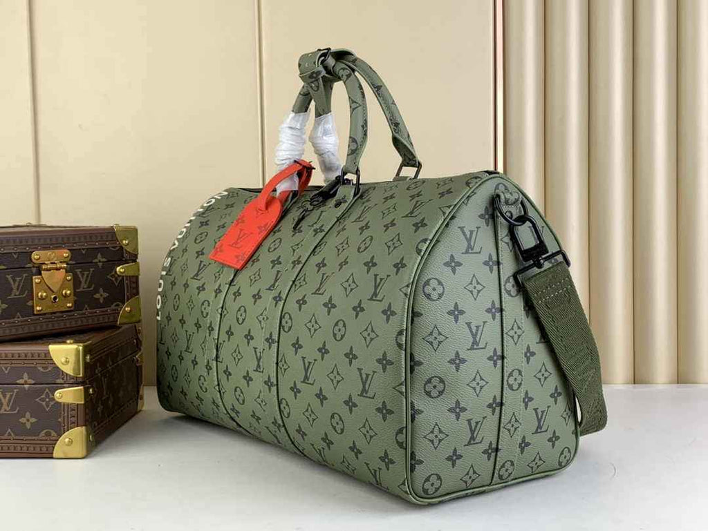 Louis Vuitton Keepall Bandouliere 45 Bag M23962 Khaki Green