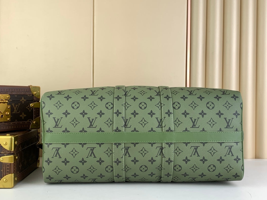Louis Vuitton Keepall Bandouliere 45 Bag M23962 Khaki Green