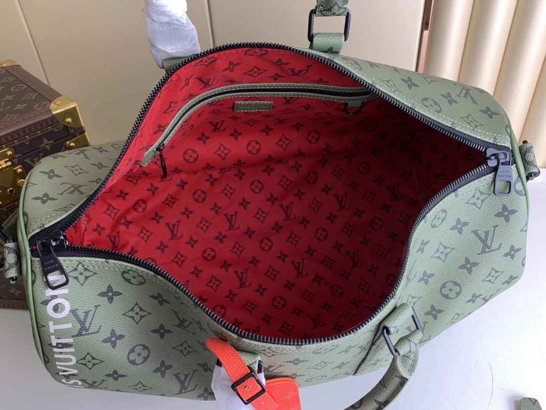 Louis Vuitton Keepall Bandouliere 45 Bag M23962 Khaki Green