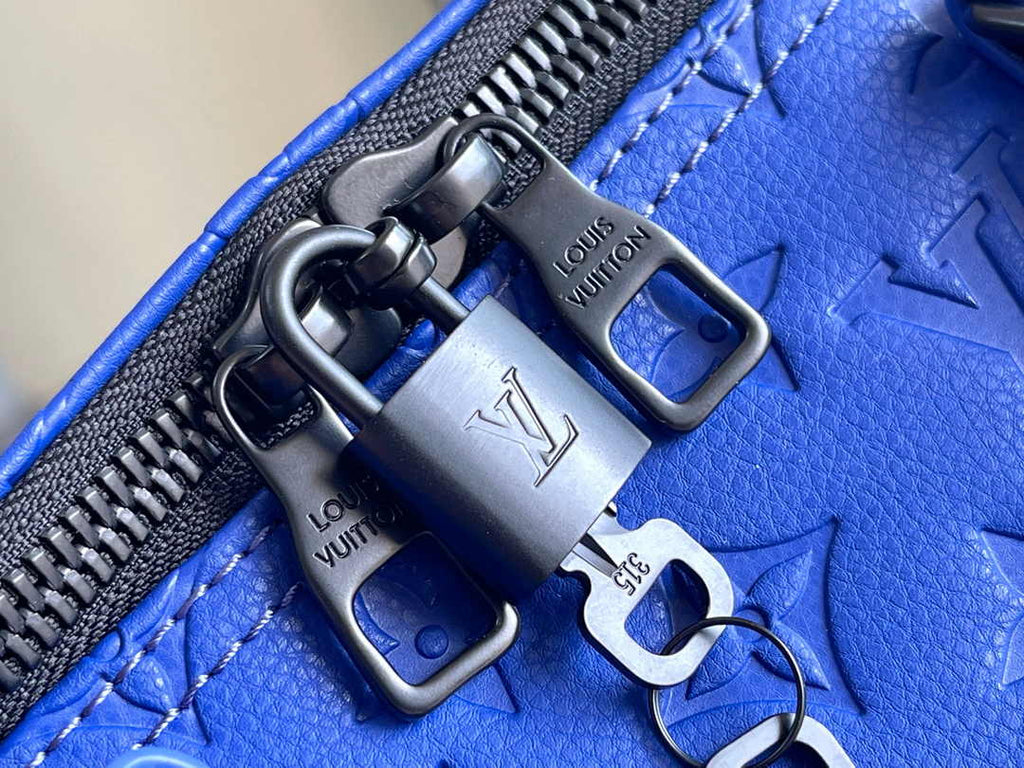 Louis Vuitton Keepall Bandoulière 50 M23141 Blue Leather