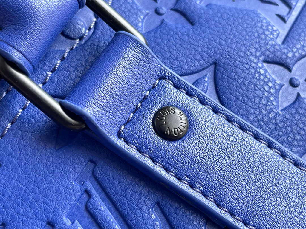 Louis Vuitton Keepall Bandoulière 50 M23141 Blue Leather