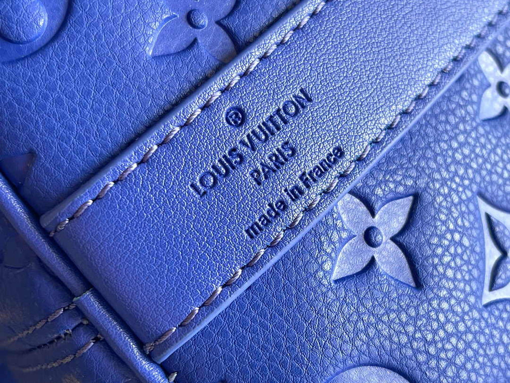 Louis Vuitton Keepall Bandoulière 50 M23141 Blue Leather