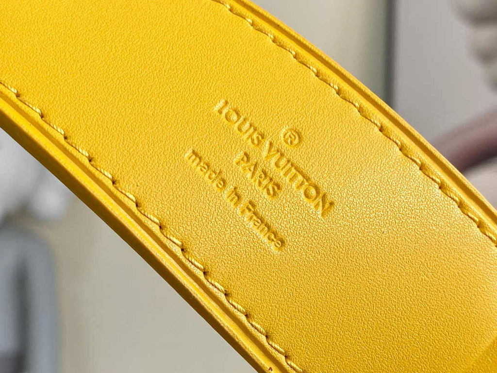 Louis Vuitton Keepall Bandoulière 50 M23748 Yellow Leather