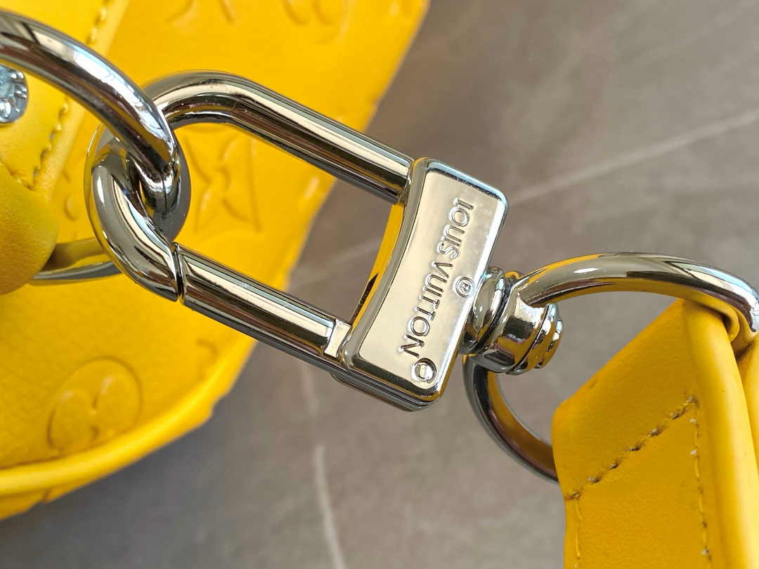 Louis Vuitton Keepall Bandoulière 50 M23748 Yellow Leather