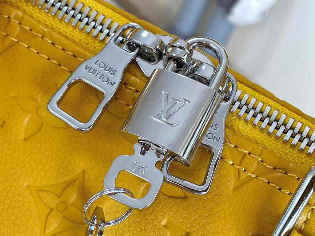 Louis Vuitton Keepall Bandoulière 50 M23748 Yellow Leather