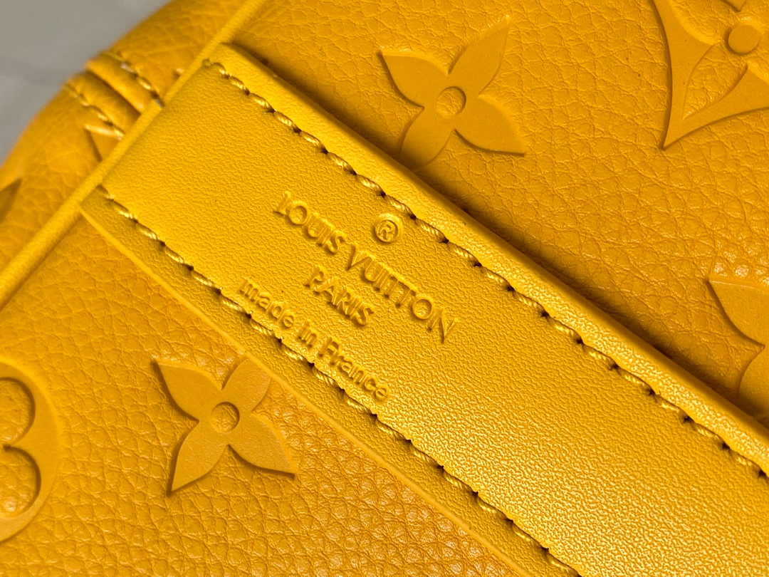Louis Vuitton Keepall Bandoulière 50 M23748 Yellow Leather