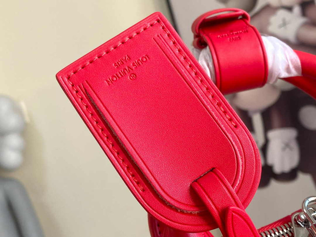 Louis Vuitton Keepall Bandoulière 50 M23750 Red Leather