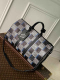 Louis Vuitton Keepall Bandouliere 50 Bag M23771 Blue Moon Leather