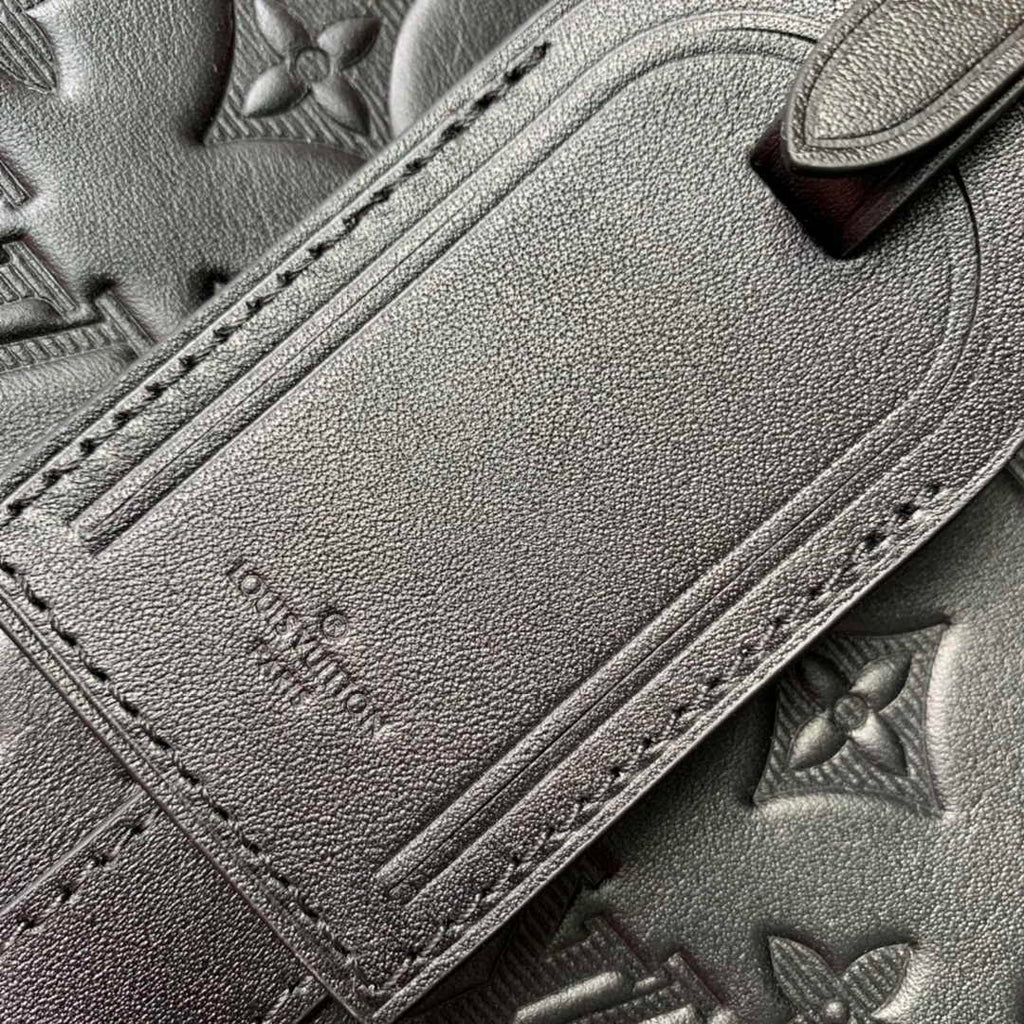 Louis Vuitton Keepall Bandoulière 50 M44810 Black Leather