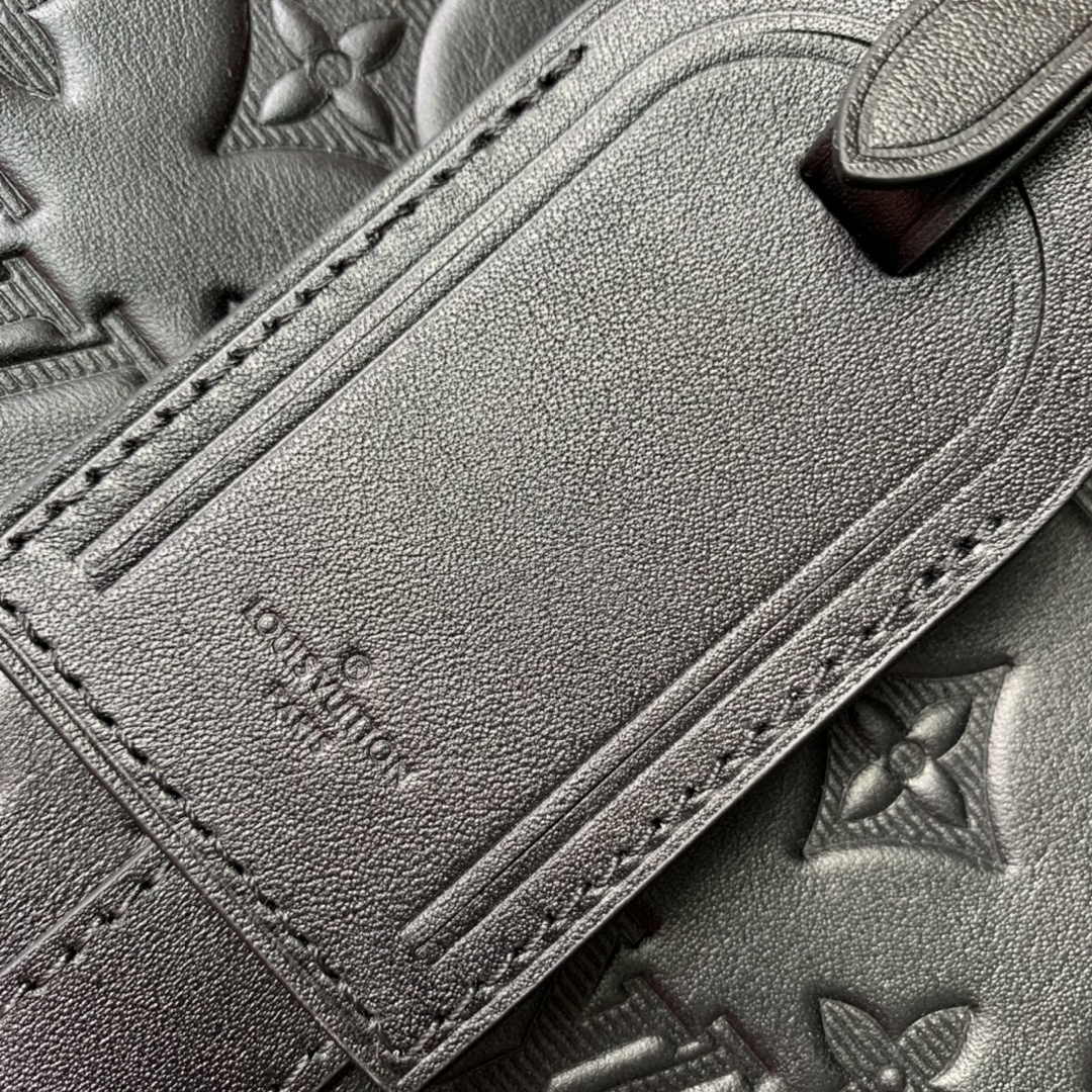 Louis Vuitton Keepall Bandoulière 50 M44810 Black Leather