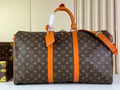 Louis Vuitton Keepall Bandoulière 50 M46770 Monogram Canvas Orange