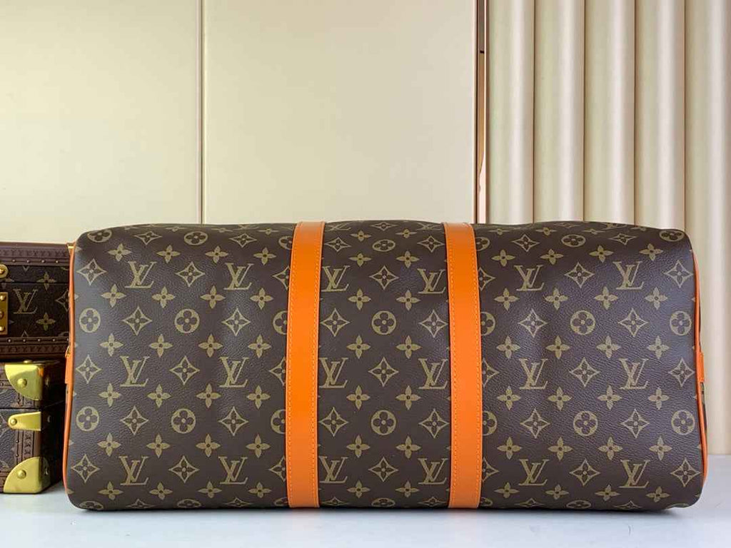 Louis Vuitton Keepall Bandoulière 50 M46770 Monogram Canvas Orange