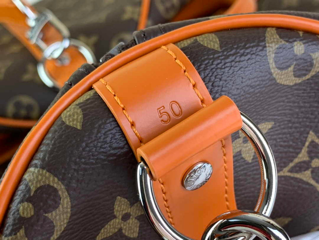 Louis Vuitton Keepall Bandoulière 50 M46770 Monogram Canvas Orange