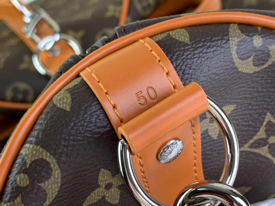 Louis Vuitton Keepall Bandoulière 50 M46770 Monogram Canvas Orange
