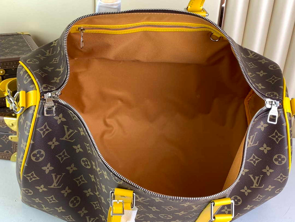 Louis Vuitton Keepall Bandoulière 50 M46771 Monogram Canvas Yellow