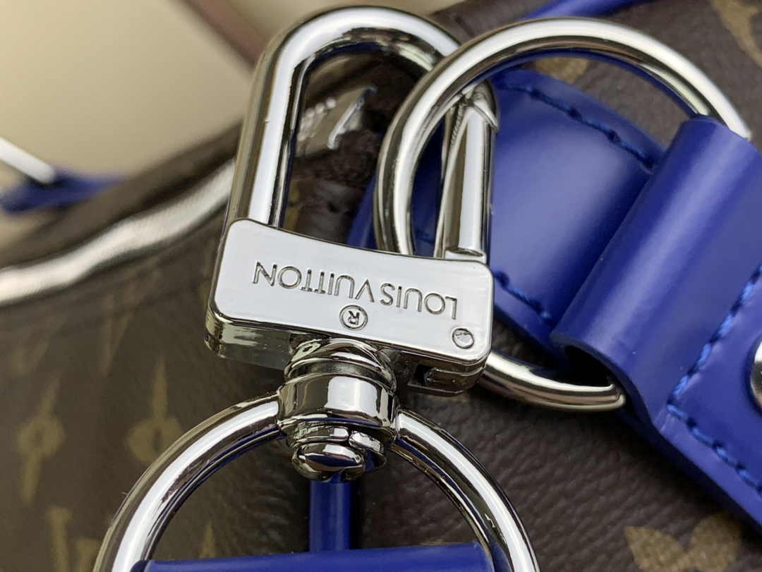 Louis Vuitton Keepall Bandoulière 50 M46772 Monogram Canvas Blue