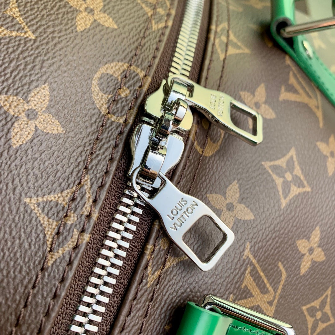 Louis Vuitton Keepall Bandoulière 50 M46774 Monogram Canvas Green