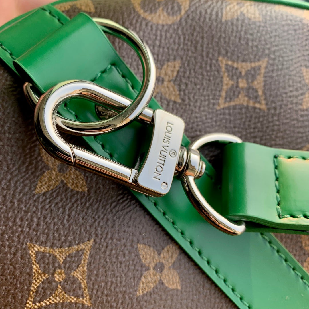 Louis Vuitton Keepall Bandoulière 50 M46774 Monogram Canvas Green