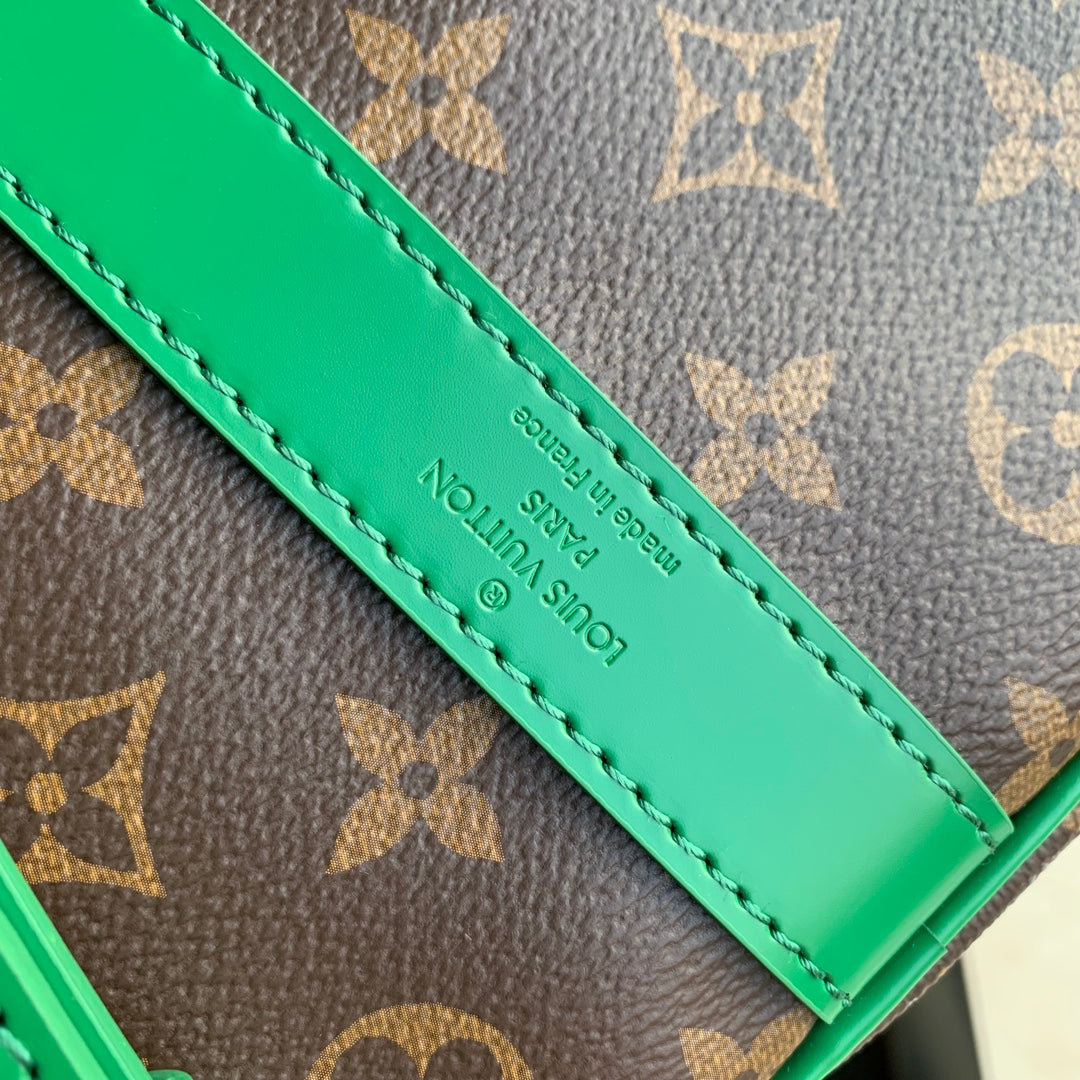 Louis Vuitton Keepall Bandoulière 50 M46774 Monogram Canvas Green