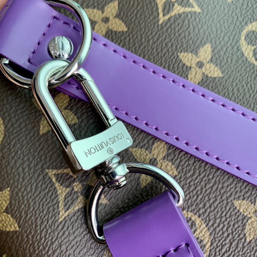 Louis Vuitton Keepall Bandoulière 50 M46775 Monogram Canvas Purple
