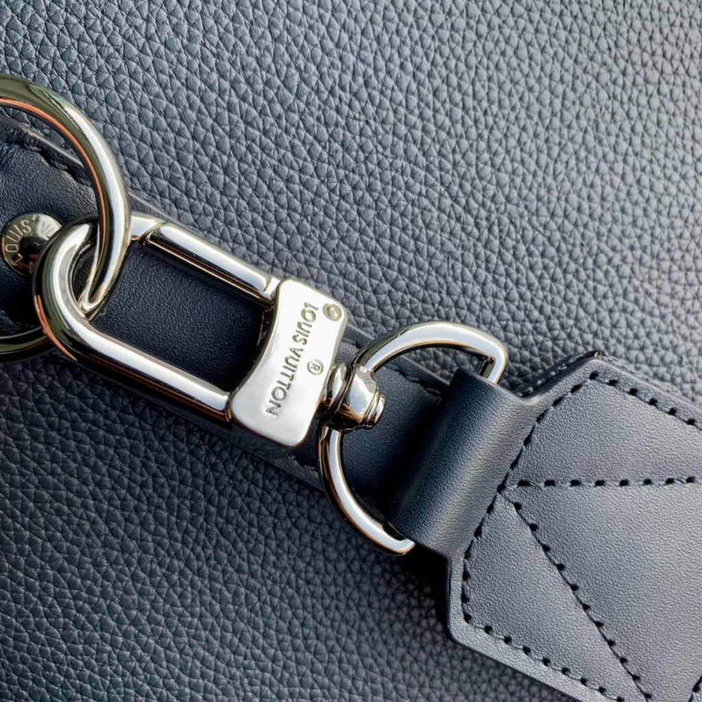 Louis Vuitton Keepall Bandouliere 50 Bag M21420 Navy Blue Leather