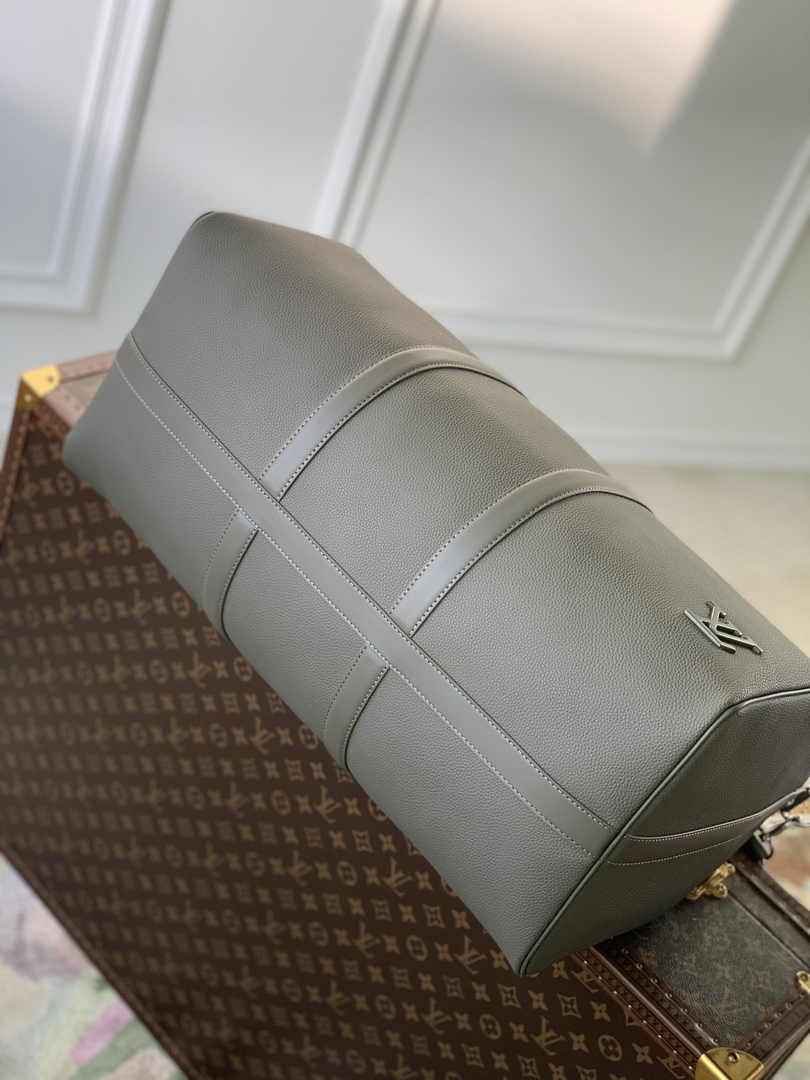 Louis Vuitton Keepall Bandouliere 50 Bag M21536 Khaki Leather