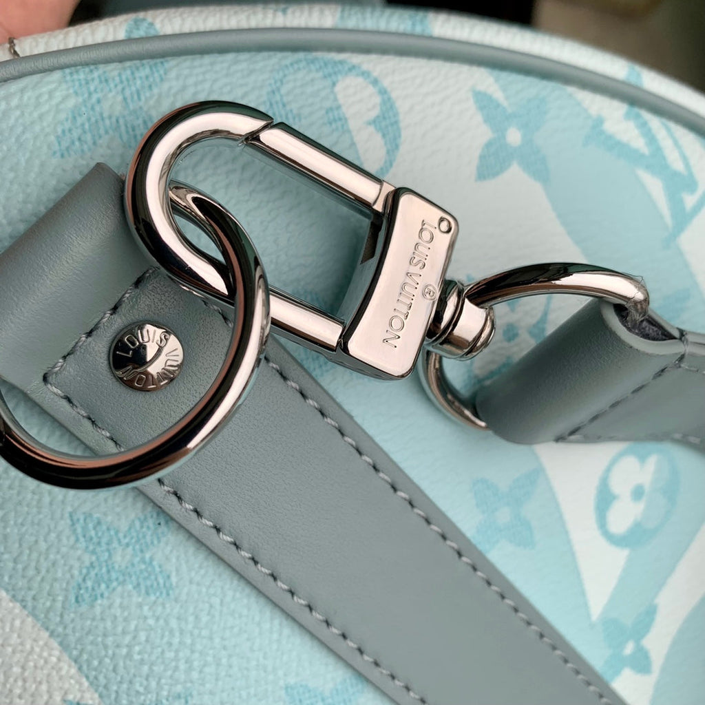 Louis Vuitton Keepall Bandouliere 50 Bag M22570 Crystal Blue Leather