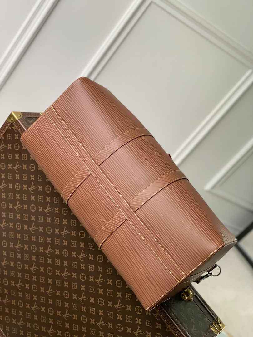 Louis Vuitton Keepall Bandouliere 50 Bag M23721 Brown Epi Leather