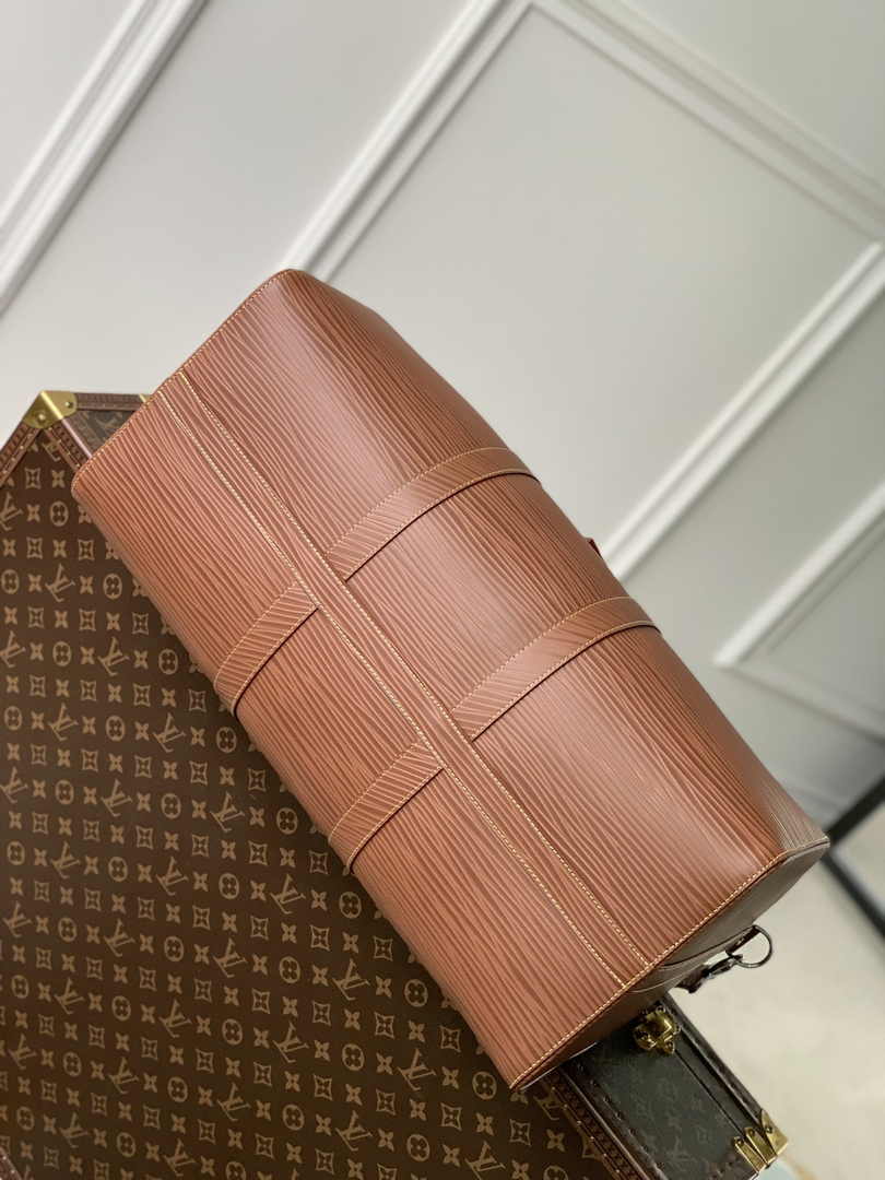 Louis Vuitton Keepall Bandouliere 50 Bag M23721 Brown Epi Leather