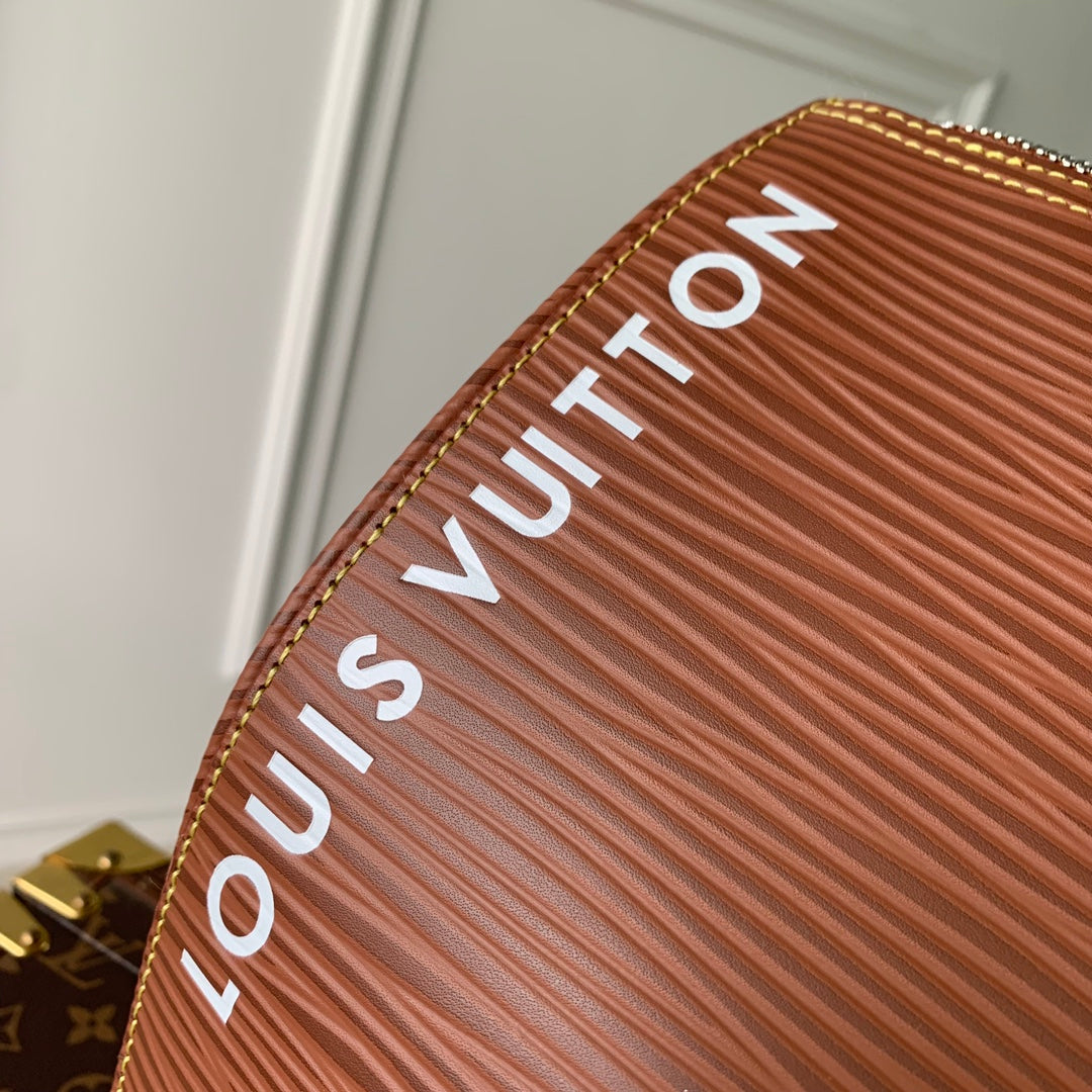 Louis Vuitton Keepall Bandouliere 50 Bag M23721 Brown Epi Leather