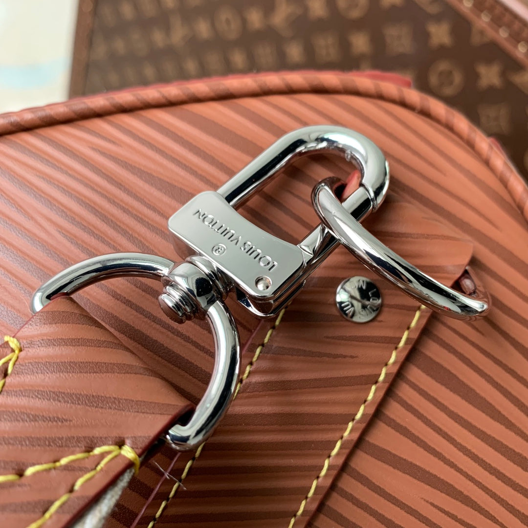 Louis Vuitton Keepall Bandouliere 50 Bag M23721 Brown Epi Leather
