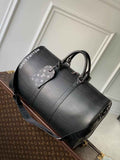Louis Vuitton Keepall Bandouliere 50 Bag M23721 Black Epi Leather