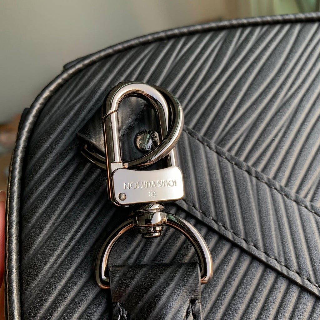 Louis Vuitton Keepall Bandouliere 50 Bag M23721 Black Epi Leather