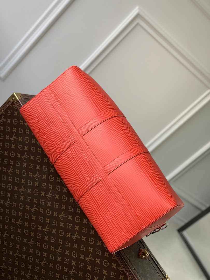 Louis Vuitton Keepall Bandouliere 50 Bag M23721 Red Epi Leather