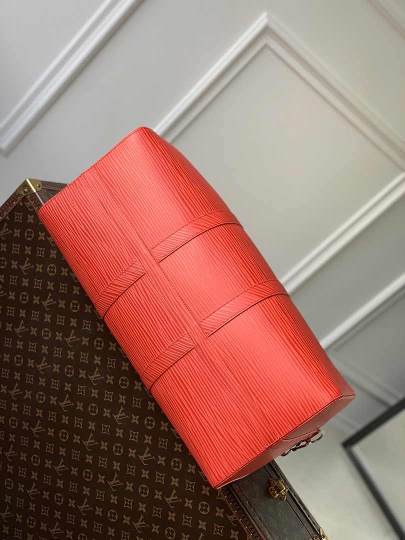 Louis Vuitton Keepall Bandouliere 50 Bag M23721 Red Epi Leather
