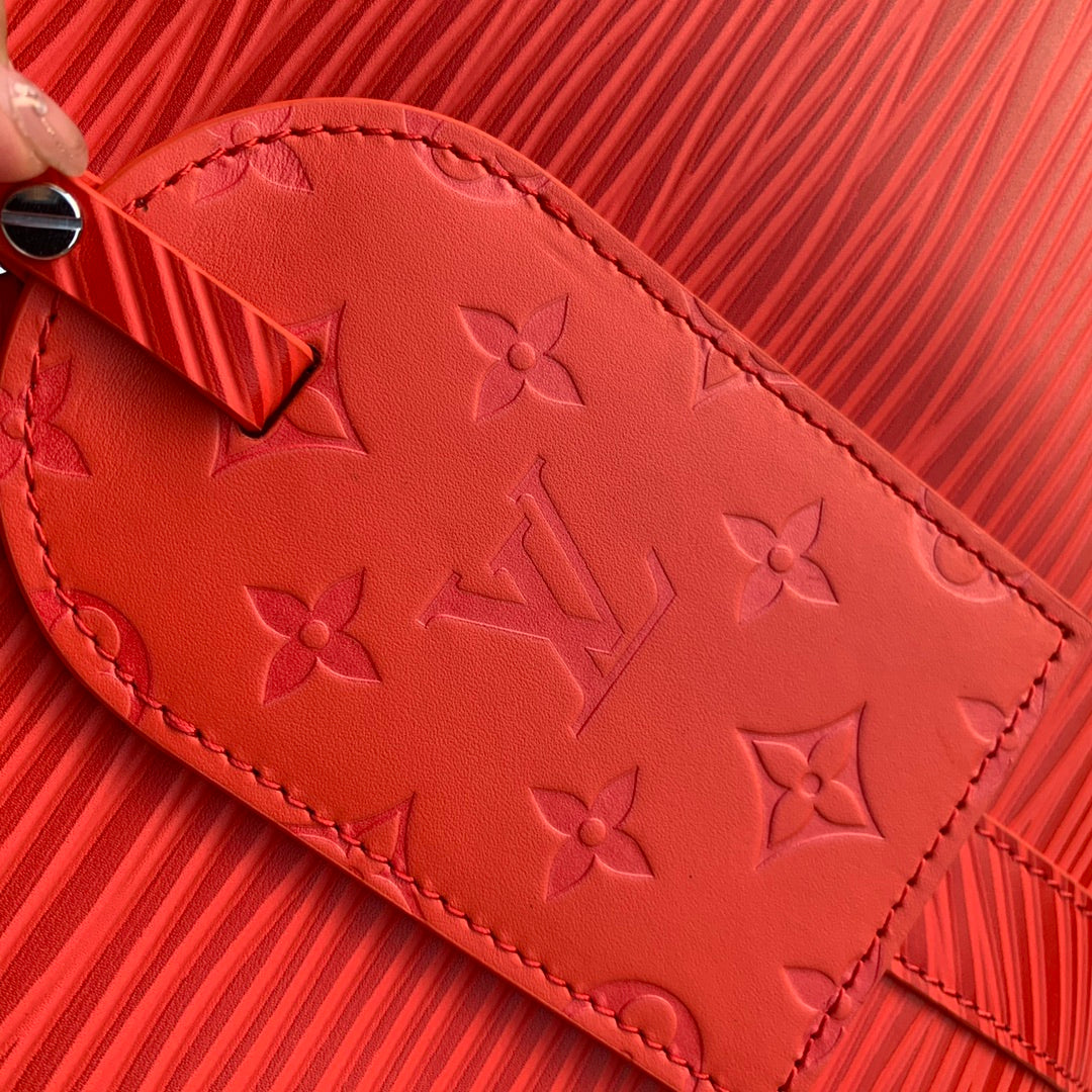 Louis Vuitton Keepall Bandouliere 50 Bag M23721 Red Epi Leather