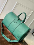 Louis Vuitton Keepall Bandouliere 50 Bag M22609 Green Leather
