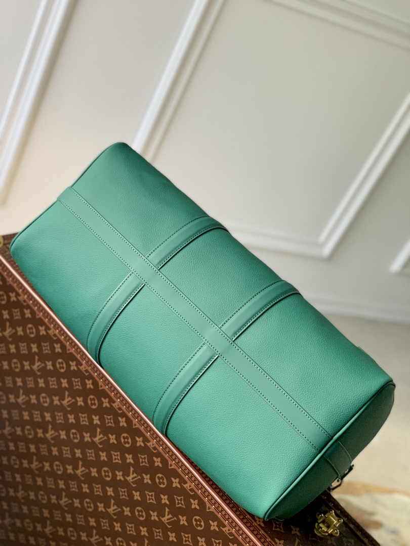 Louis Vuitton Keepall Bandouliere 50 Bag M22609 Green Leather