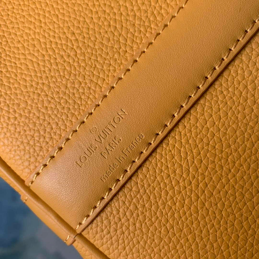 Louis Vuitton Keepall Bandouliere 50 Bag M22609 Yellow Leather