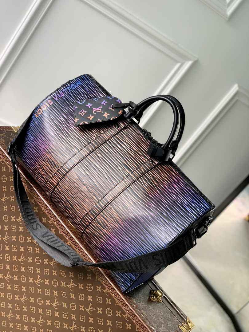 Louis Vuitton Keepall Bandouliere 50 Bag M23174 Gradient Electric Sun