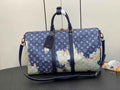 Louis Vuitton Keepall Bandouliere 50 Bag M23773 Monogram Canvas Blue