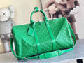 Louis Vuitton Keepall Bandoulière 50 M23751 Green Leather