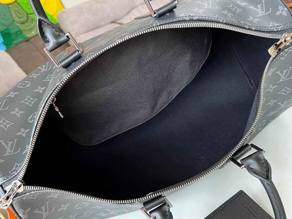 Louis Vuitton Keepall Bandoulière 50 M41416 Coated Canvas Black
