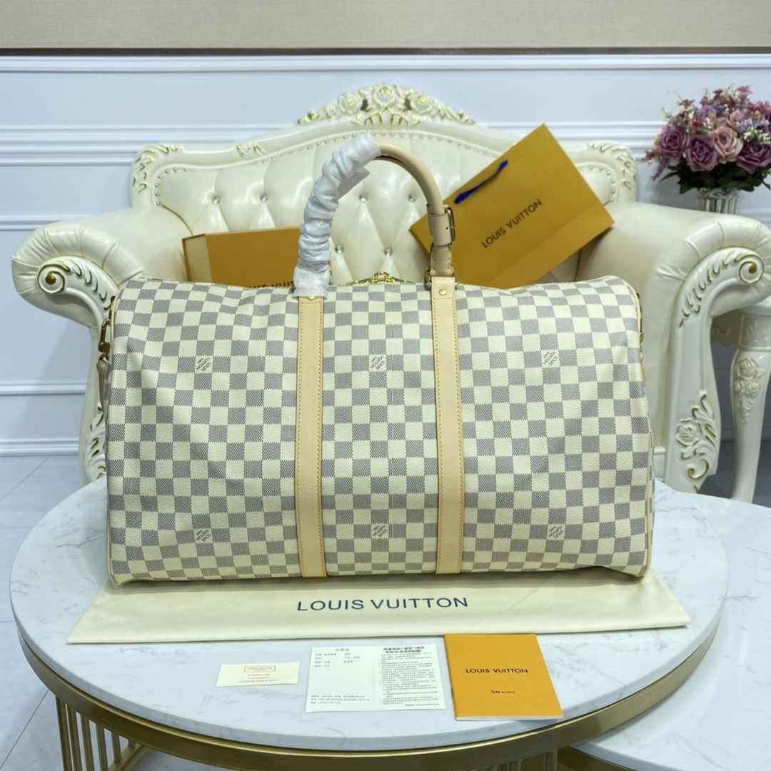 Louis Vuitton Keepall Bandoulière 50 M41416 White