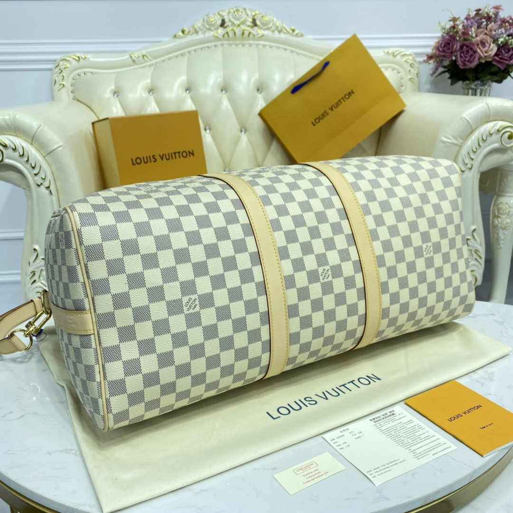 Louis Vuitton Keepall Bandoulière 50 M41416 White
