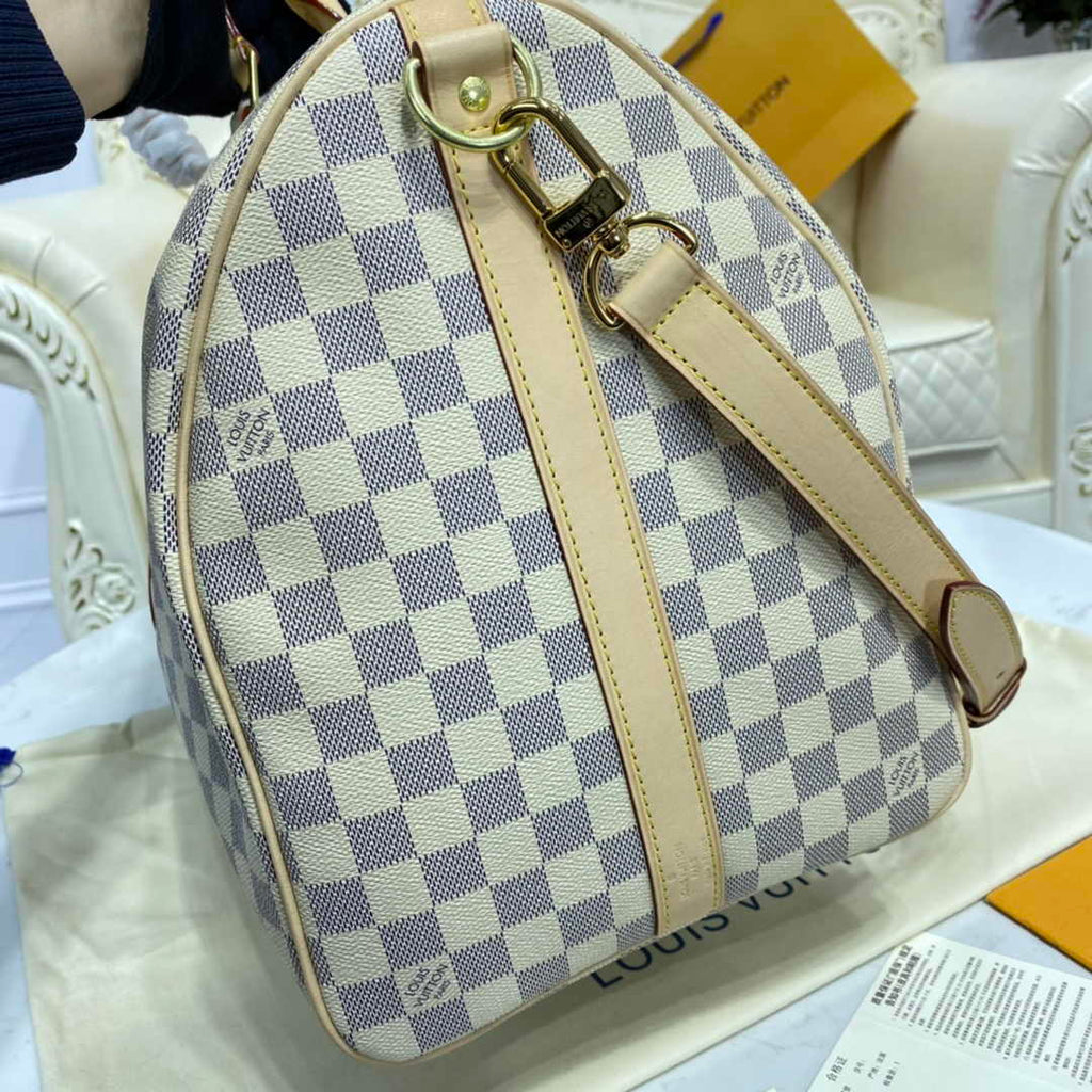 Louis Vuitton Keepall Bandoulière 50 M41416 White