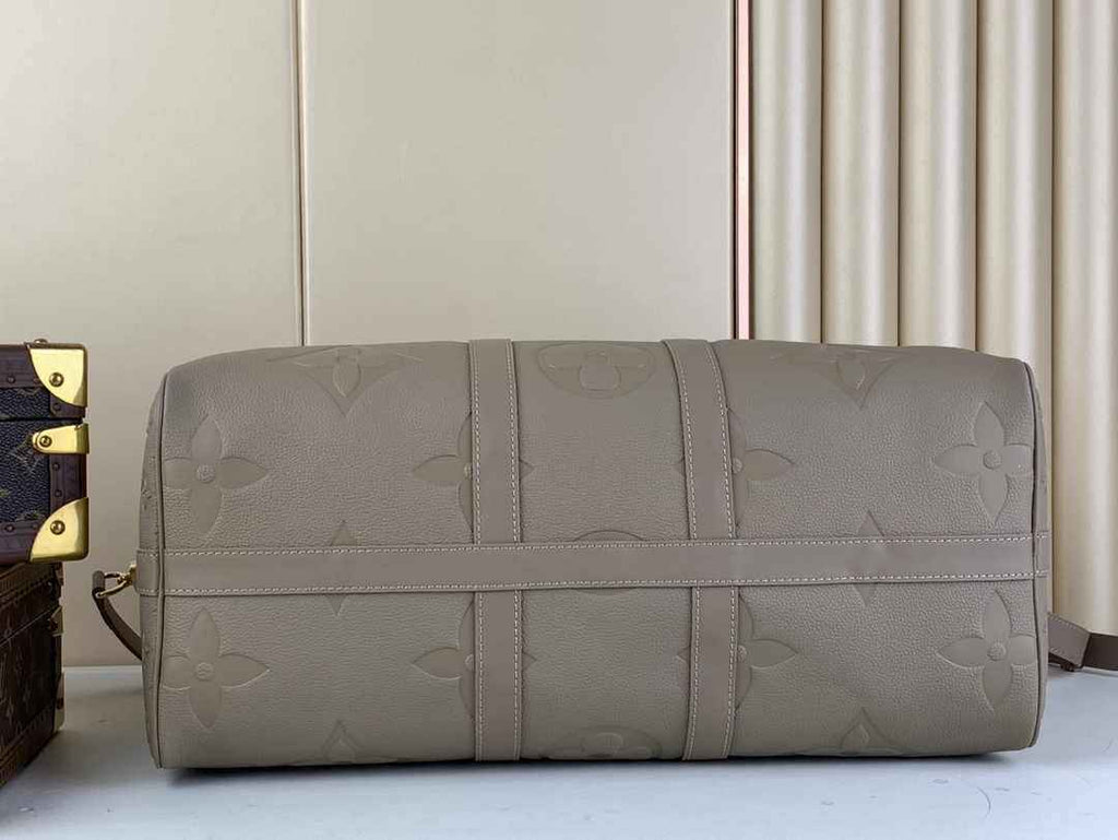 Louis Vuitton Keepall Bandoulière 50 M46114 Gray Leather