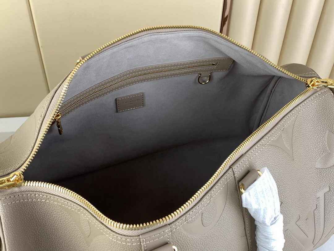 Louis Vuitton Keepall Bandoulière 50 M46114 Gray Leather