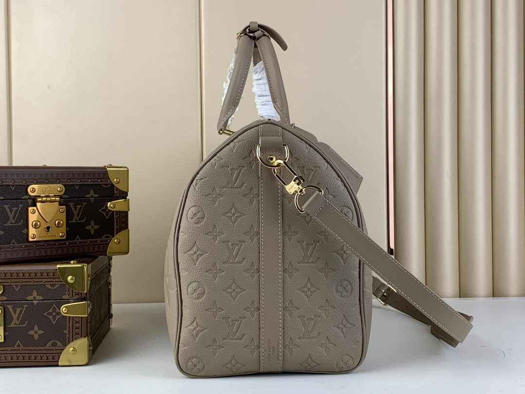 Louis Vuitton Keepall Bandoulière 50 M46114 Gray Leather